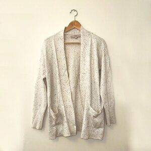 Ann Taylor Loft Speckled Open Cardigan - Size S